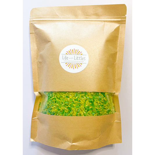 Colored Rice Sensory Bin Filler